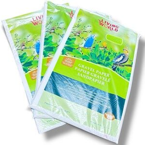 8 Sheet Gravel Paper for Bird Cage, 9.5 by 15.75 Inch 1 New Sealed 2 Opened READ